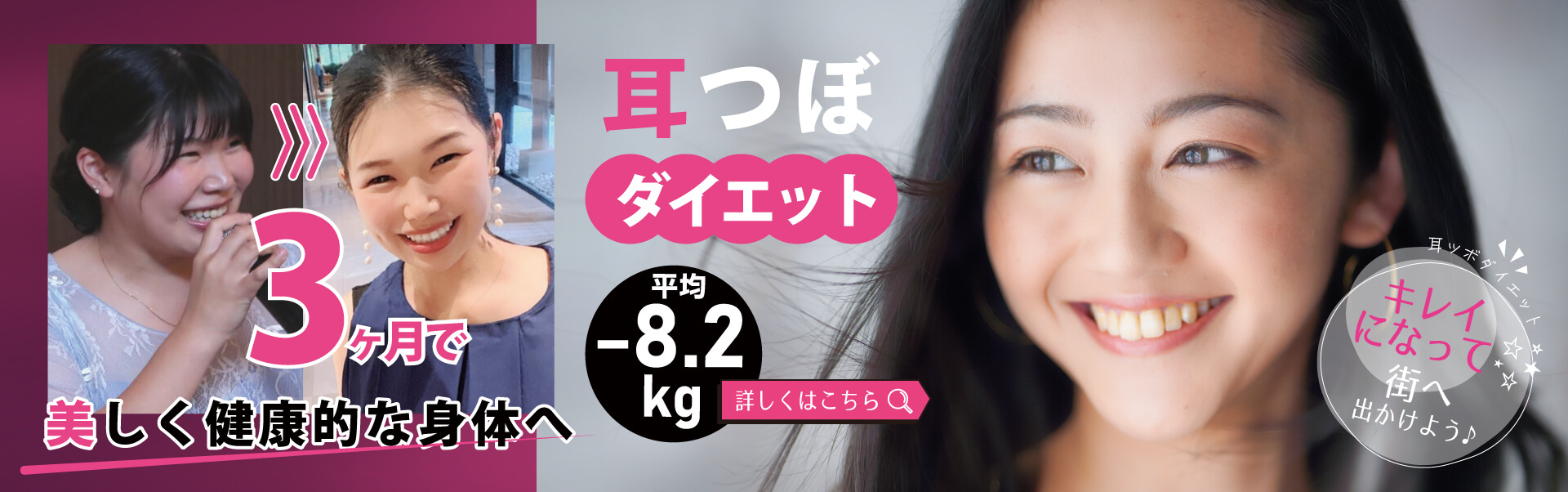 耳ツボダイエット　３ヶ月で美しく健康的な身体へ