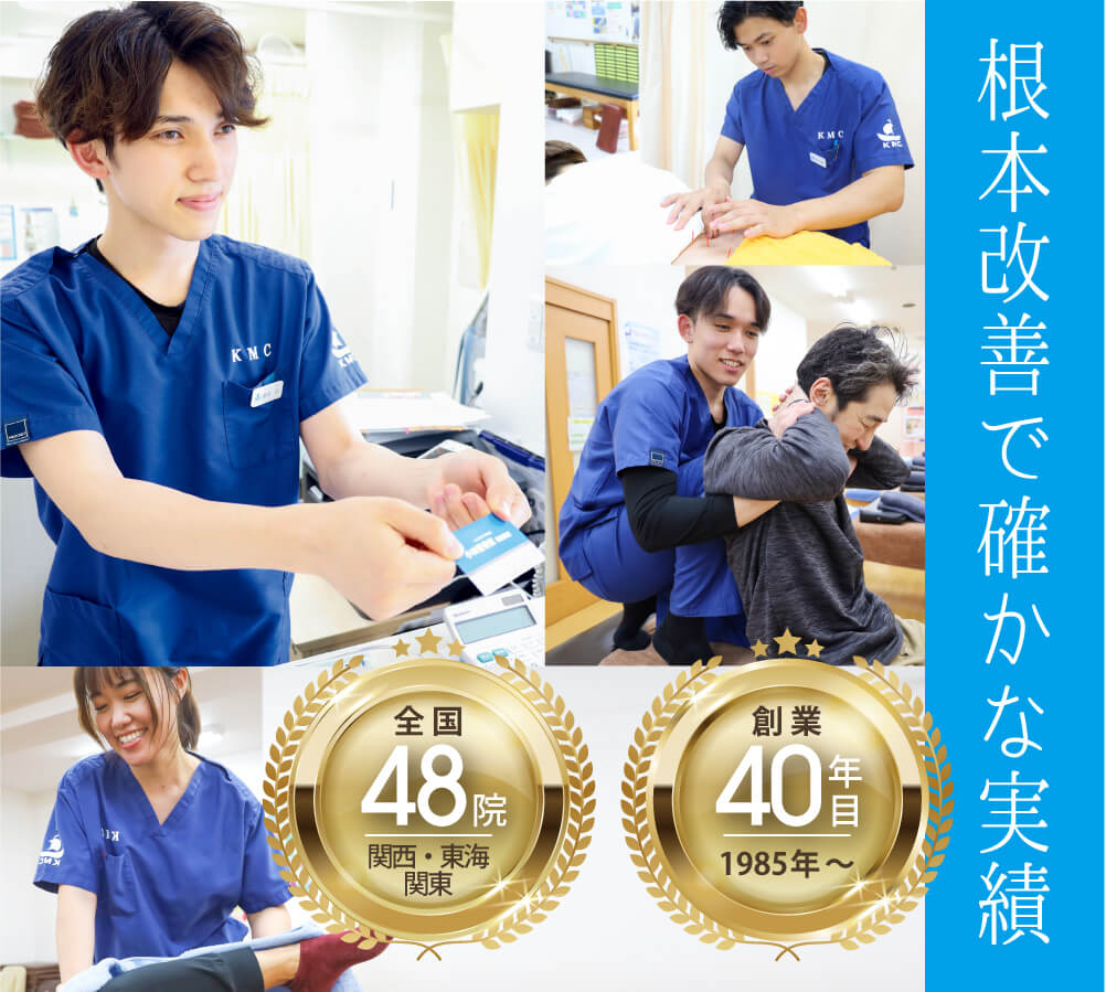小林整骨院グループは40年以上の実績を持っています。