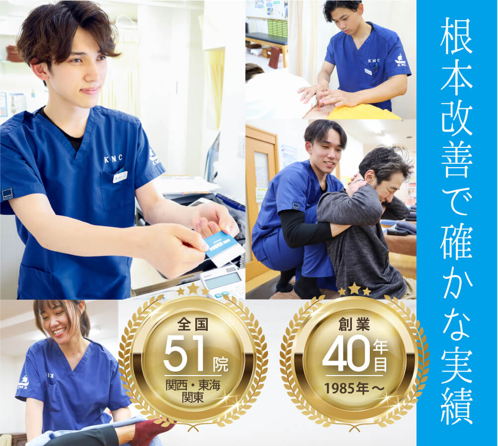 小林整骨院グループは40年以上の実績を持っています。