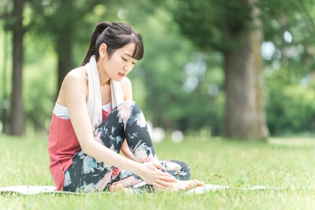 筋力のバランス不足や柔軟性の低下