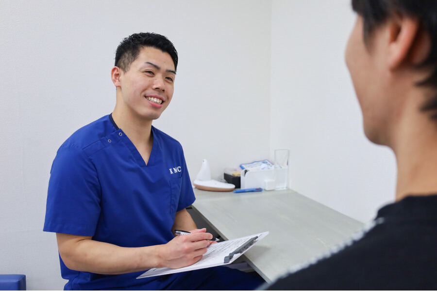 小林整骨院 三条 問診