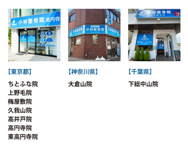 小林整骨院 関東 9院